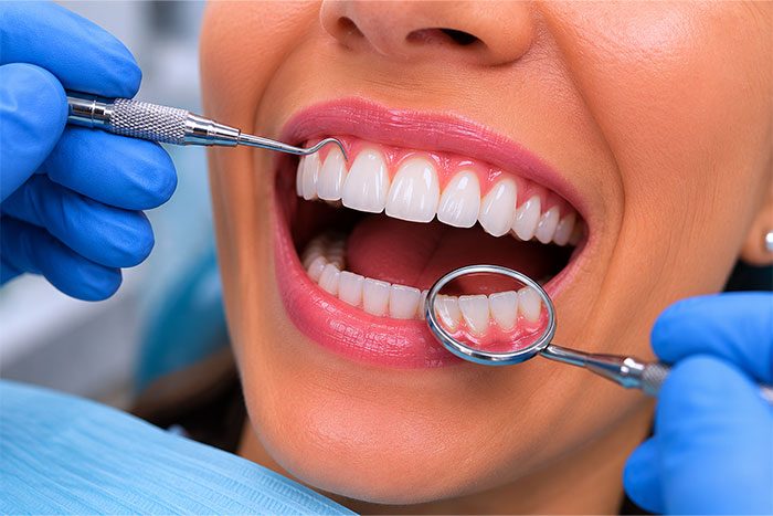 Patient receiving Periodontal Care